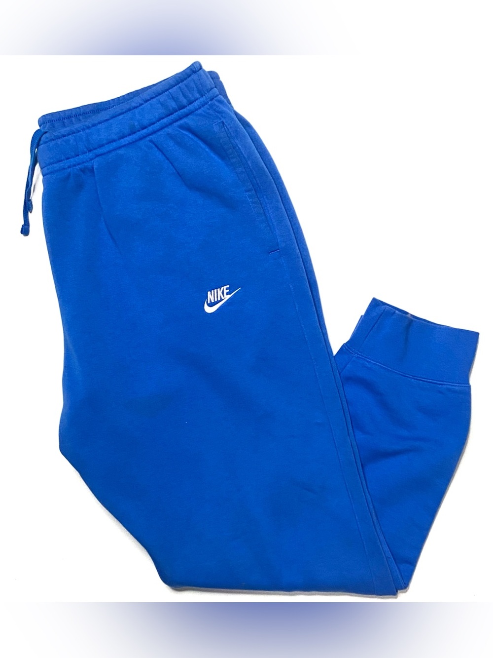 Nike Sportswear Men’s Royal Blue Club Fleece Joggers Sweatpants Tapered Leg XXL